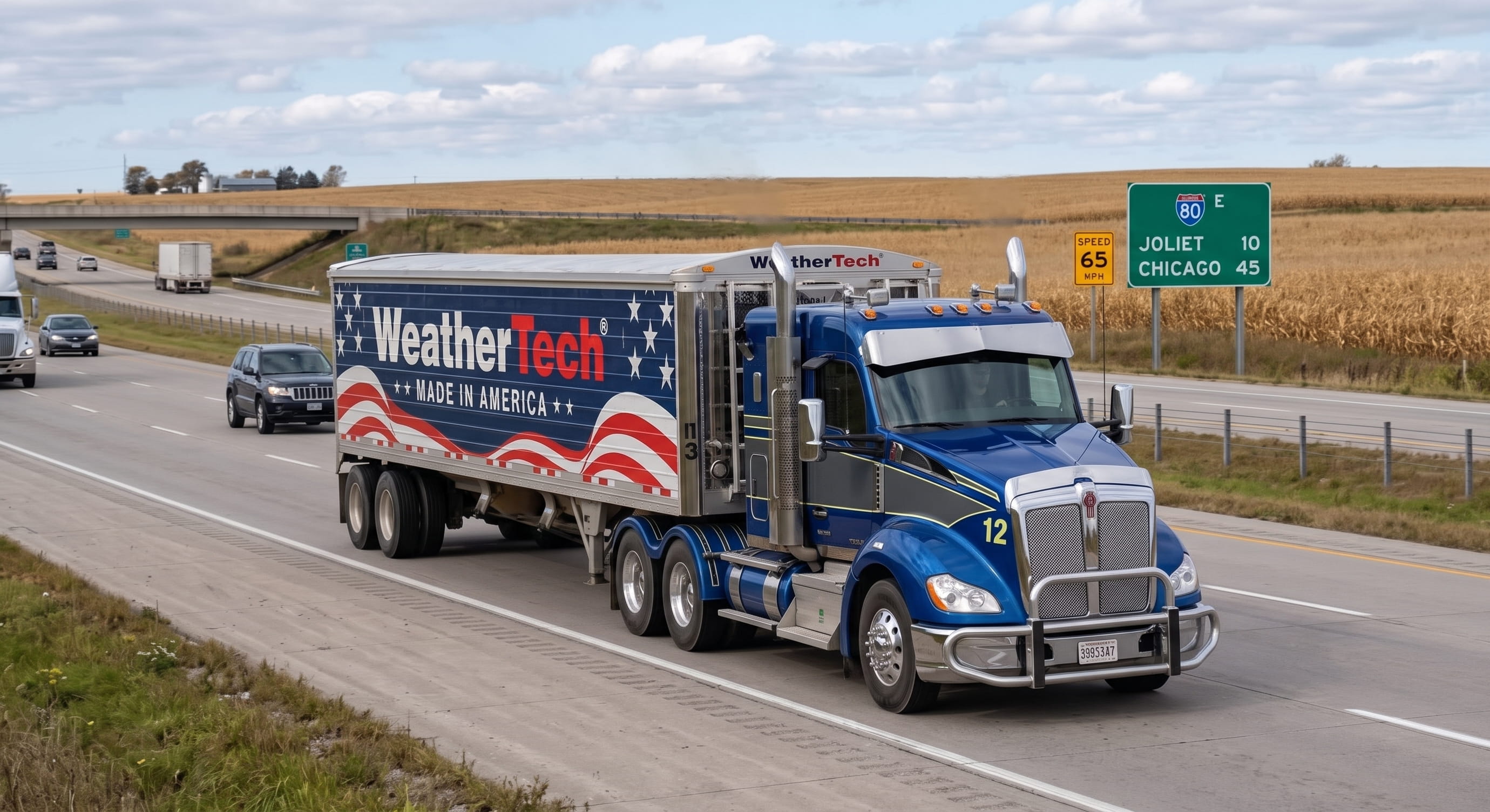 WeatherTech Mobile Billboard on Hopper Trailer